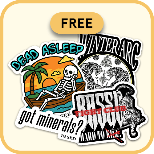 FREE Laminated Themed Sticker Swag