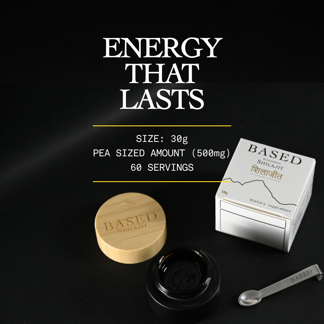 A base de resina de Shilajit