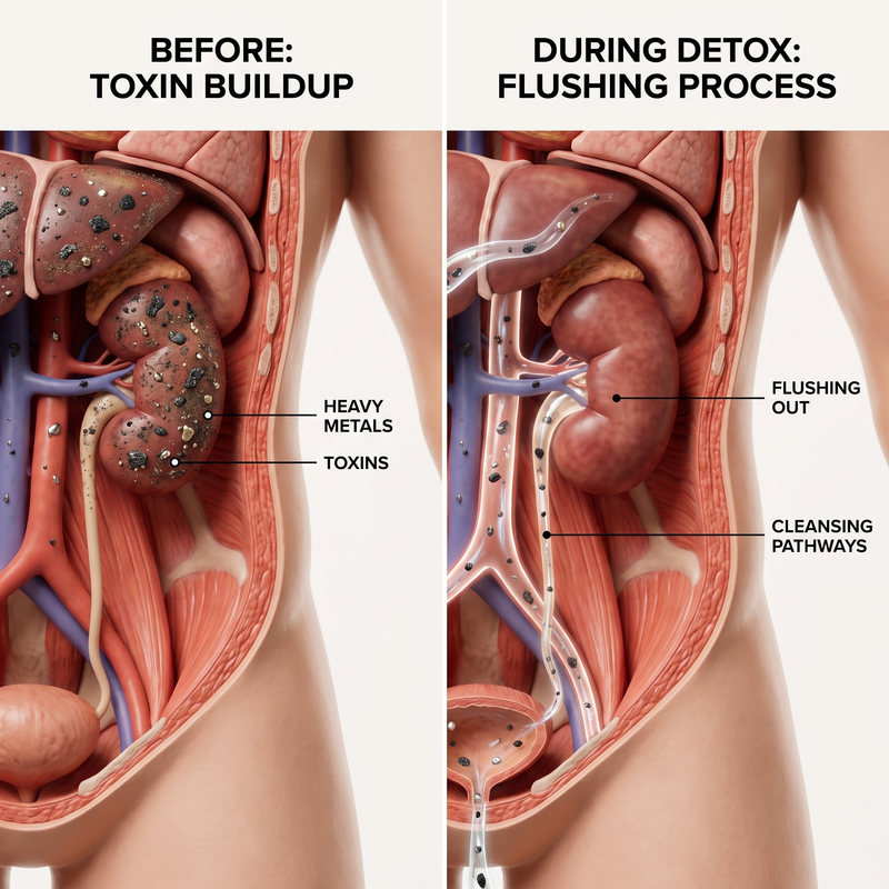 Flushes Out Toxins and Heavy Metals